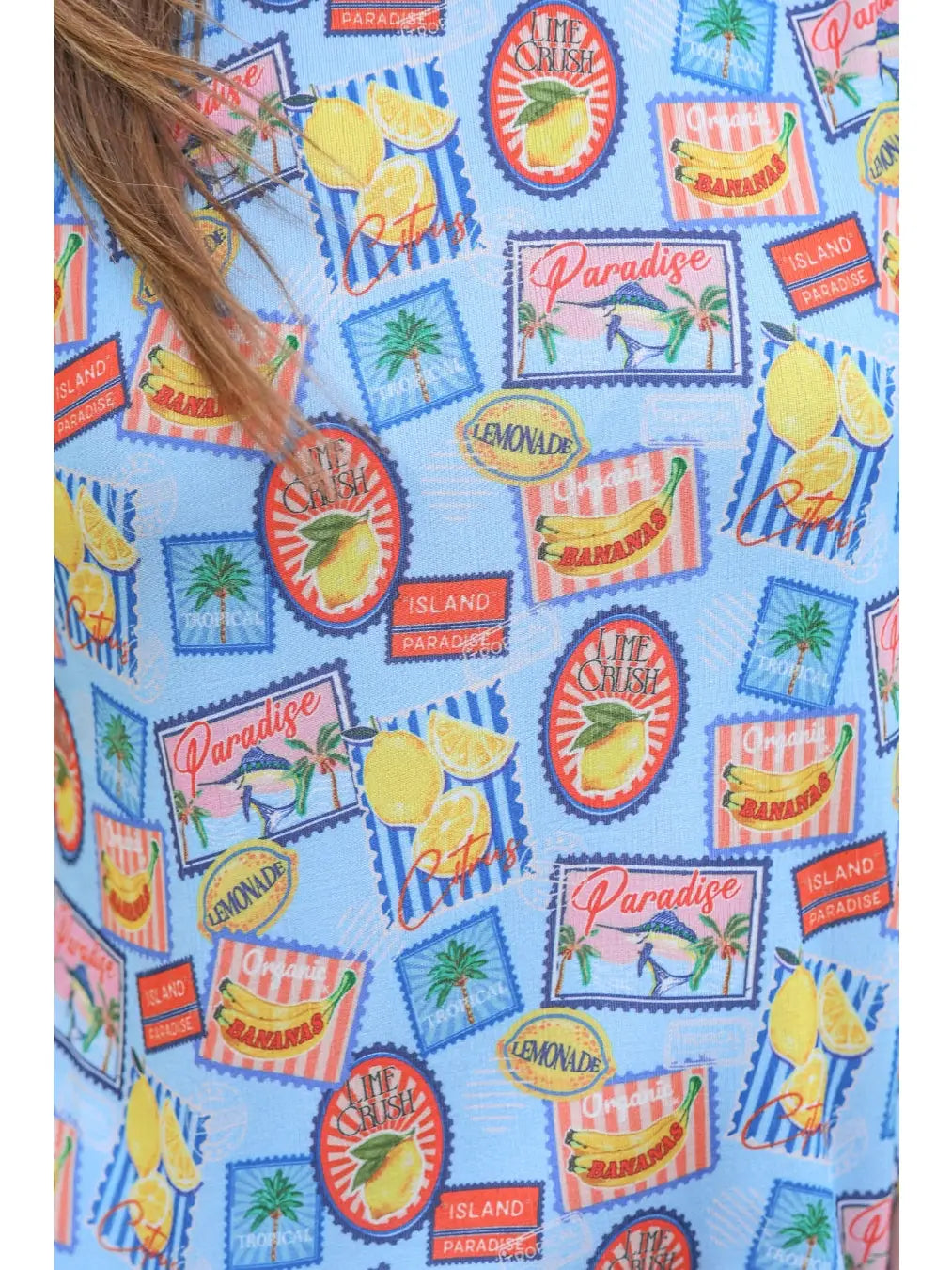 HEATWAVE RIBBED TANK TOP - CITRUS ESCAPE