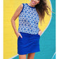 SADIE CARGO SKIRT - ROYAL BLUE