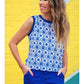 SADIE CARGO SKIRT - ROYAL BLUE