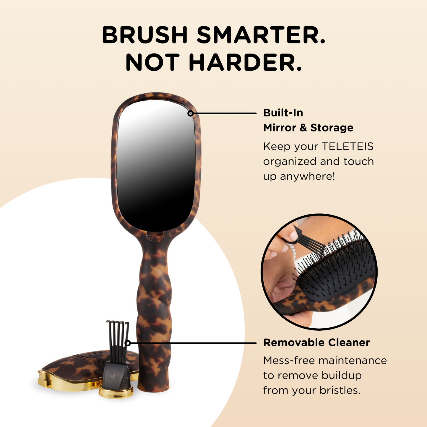 TELETIES: MULTI USE HAIR BRUSH