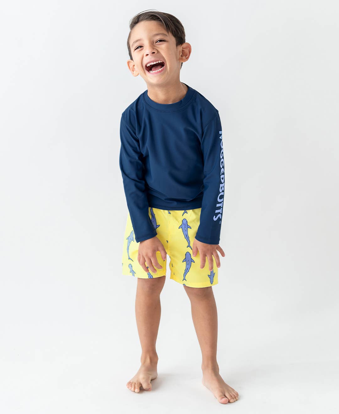 BOYS JAWSOME SHARK SWIM TRUNKS