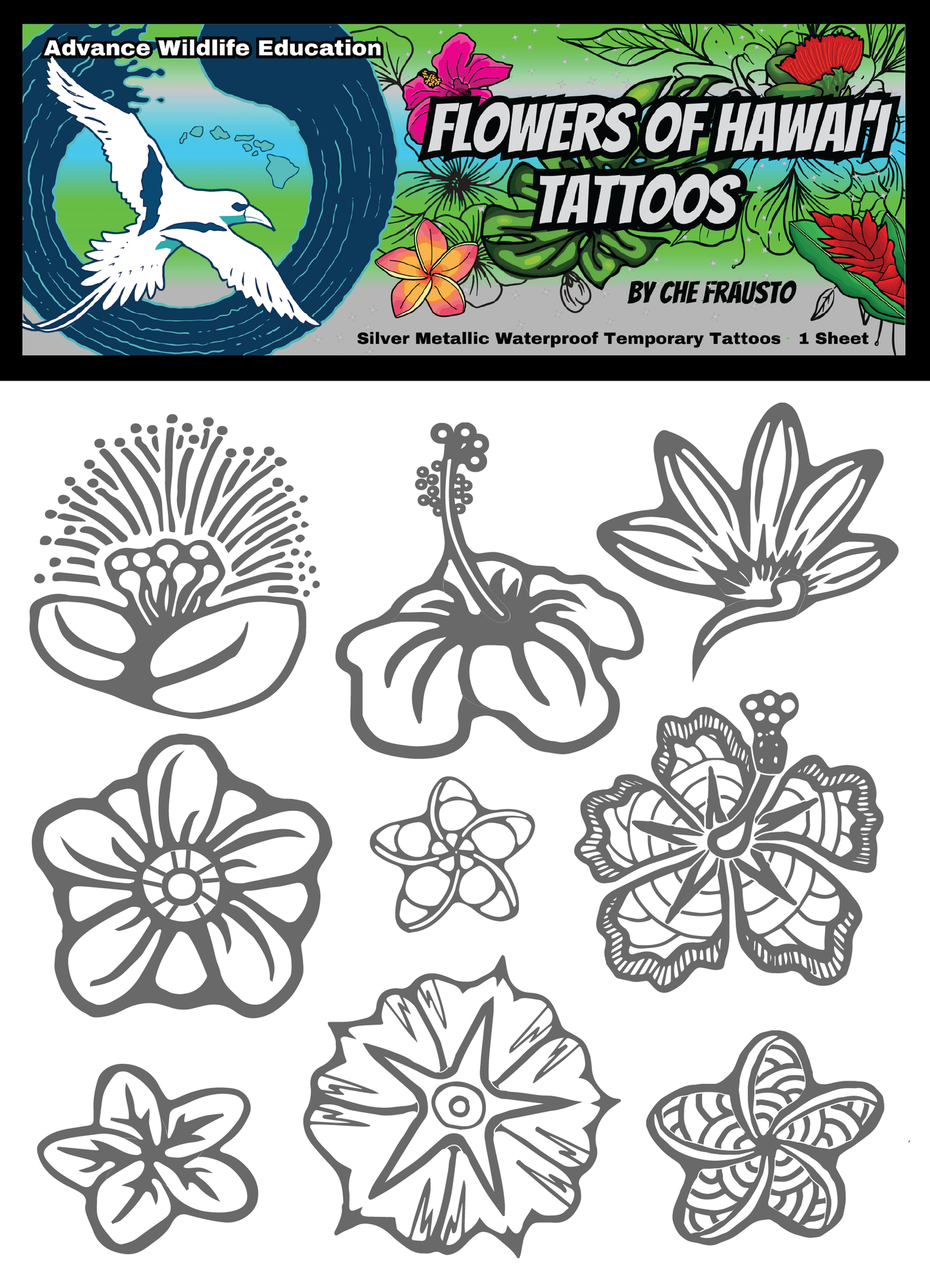 METALLIC TEMPORARY TATTOOS