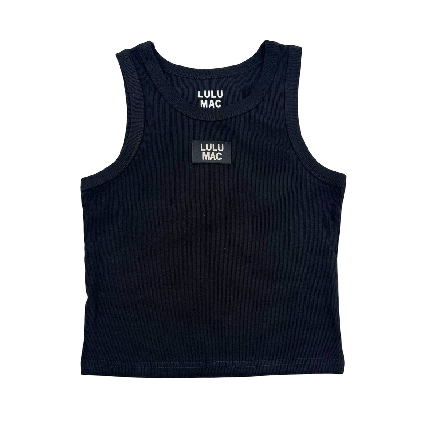 LULU MAC BLACK TANK TOP