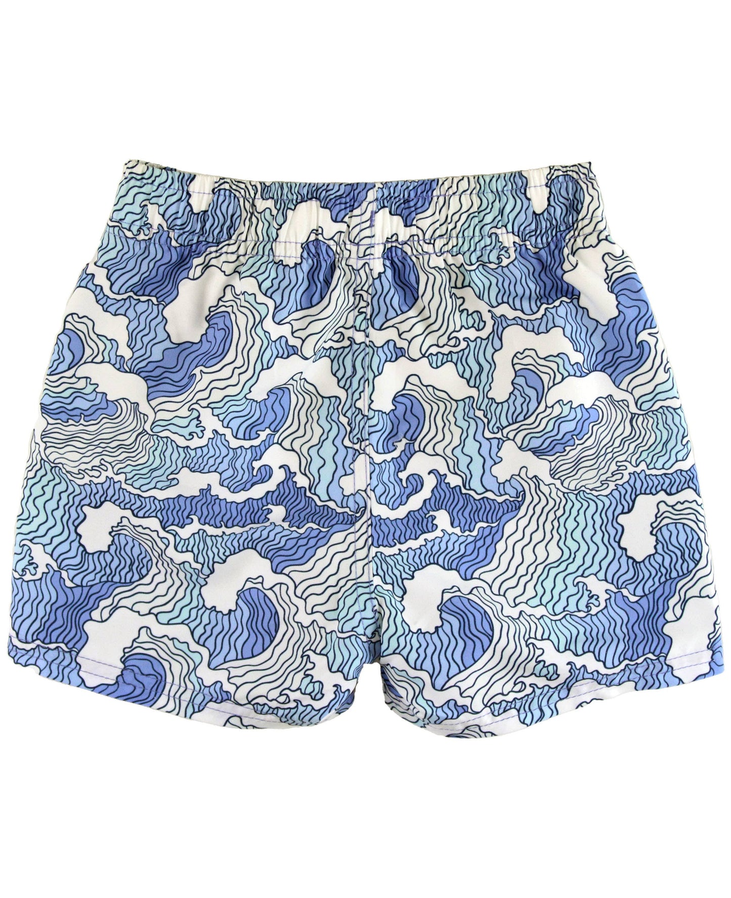 BOYS OCEAN CAMO SWIM TRUNKS