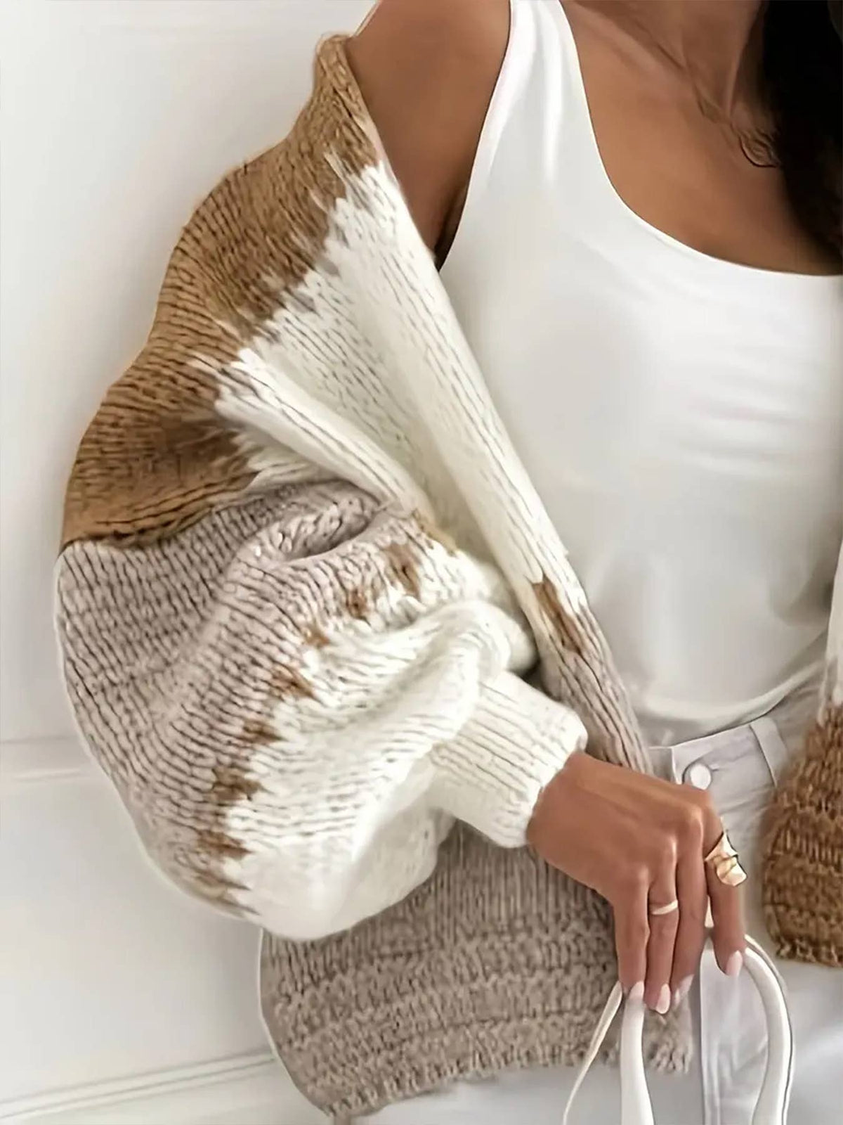 COLORBLOCK CARDIGAN