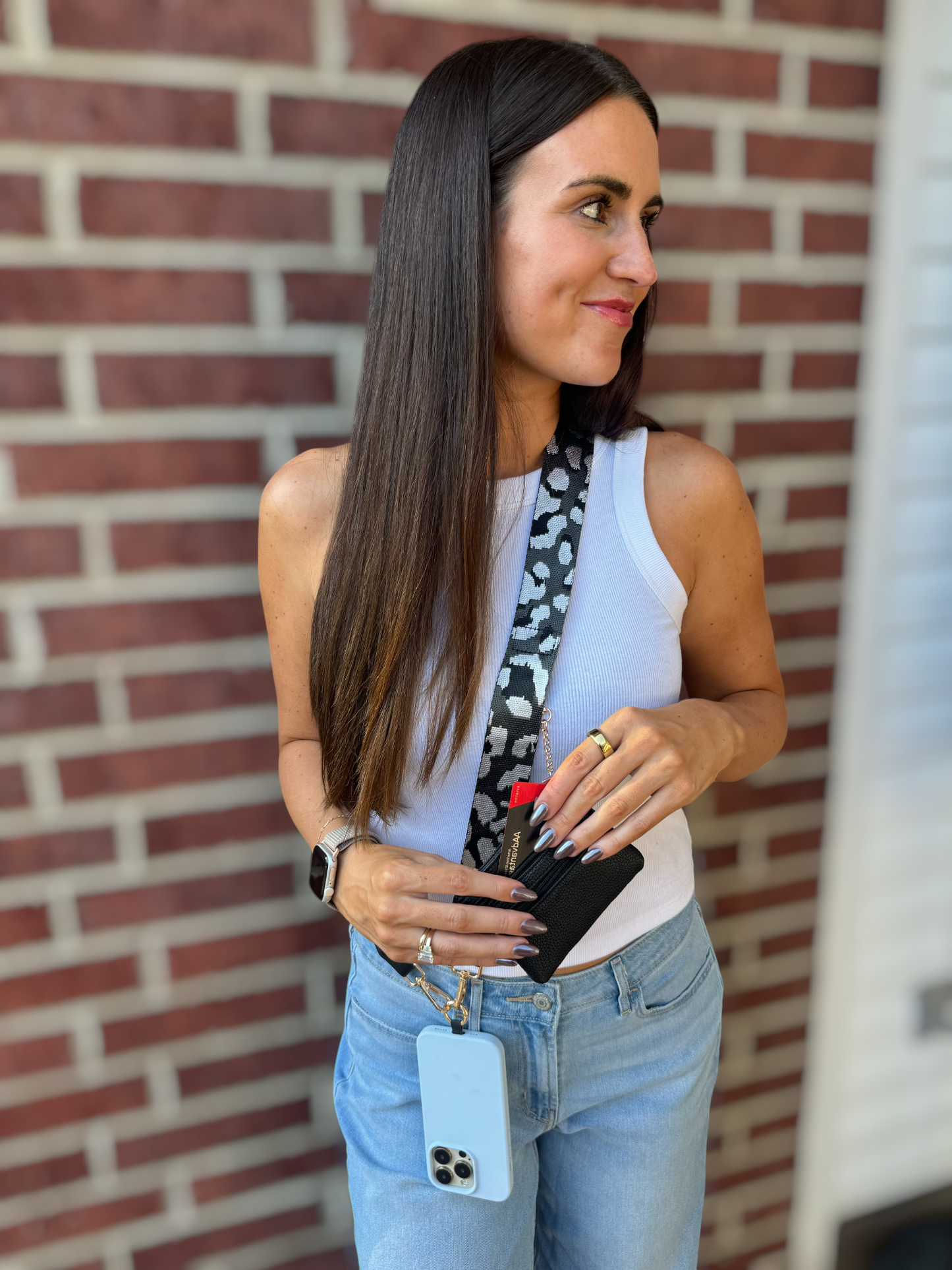 LULU MAC CELL PHONE CROSSBODY P/G