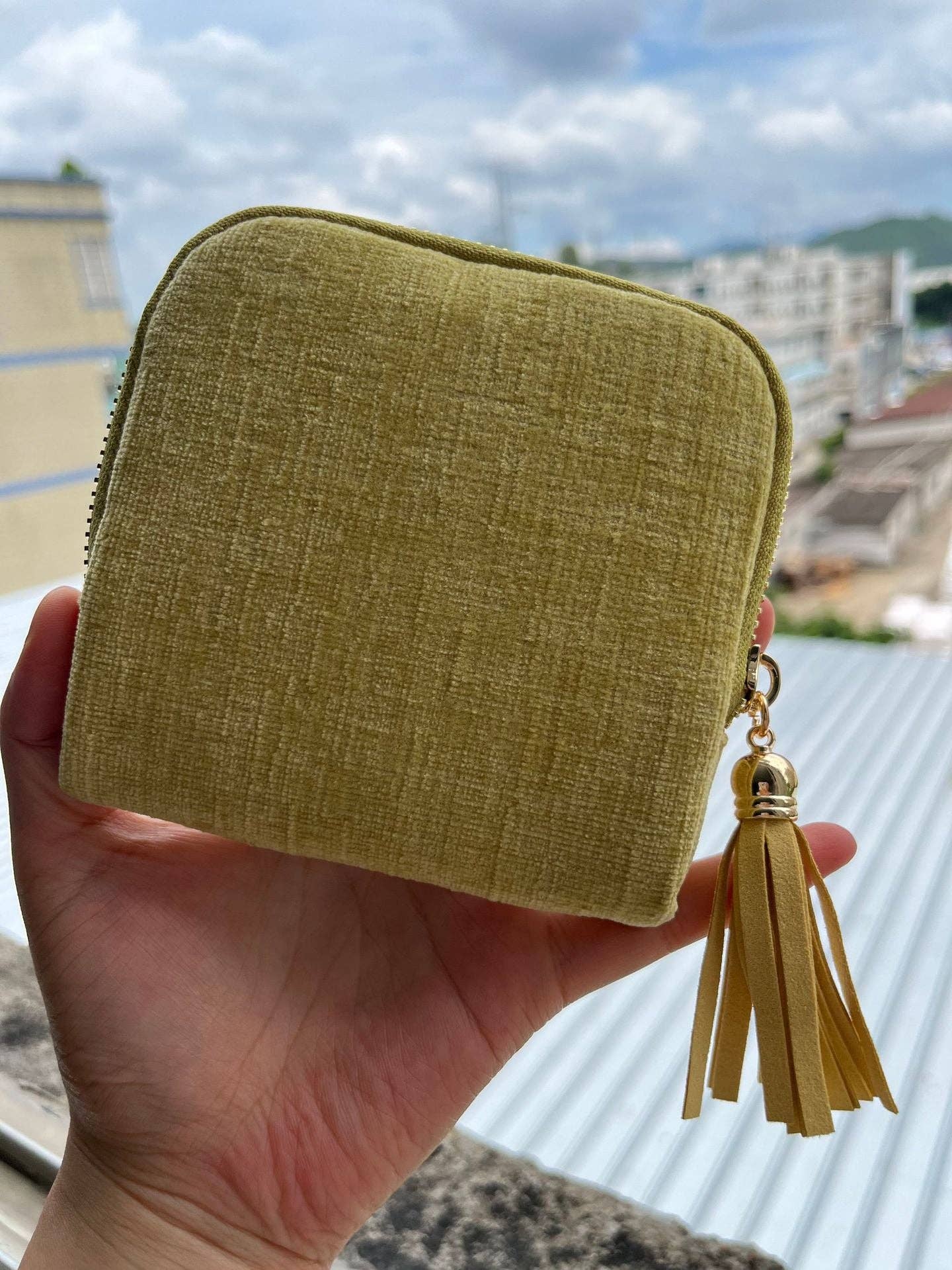 FRINGE ZIPPER JEWELRY TRAVEL ORGANIZER