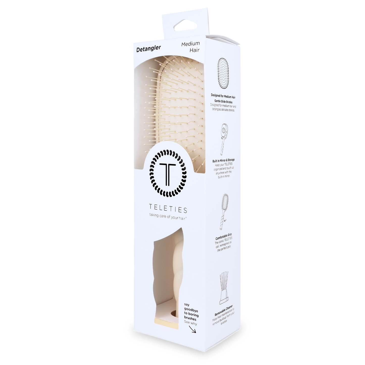 TELETIES: MULTI USE HAIR BRUSH