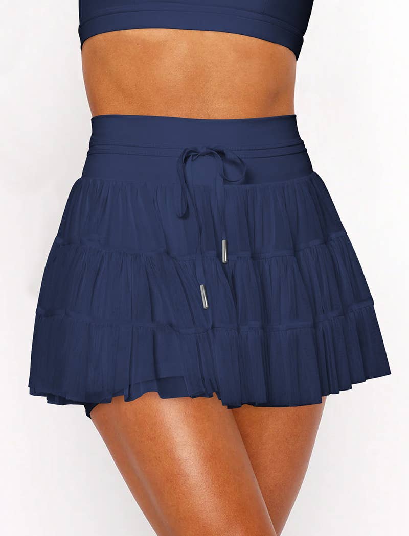 RUFFLE TENNIS SKORT