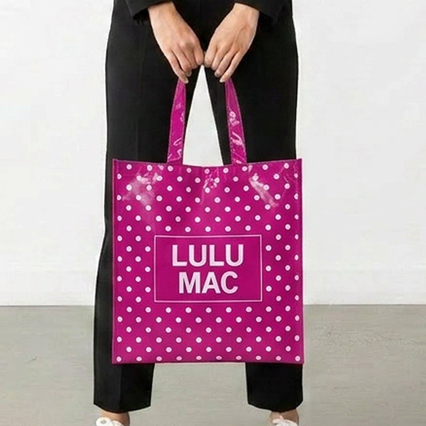 LULU MAC REUSABLE POLKA DOT TOTES