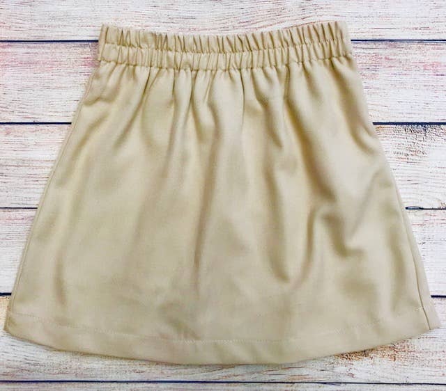 GIRL'S PLEATED UNIFORM SKORT