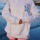 SURFING THE WAVES EMBROIDERED HOODIE