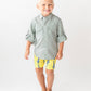 BOYS JAWSOME SHARK SWIM TRUNKS
