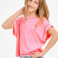 OVERLAP GIRL'S TOP