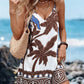BEACH SEA TROPICAL PRINT CAMI DRESS