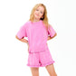 MINA GIRL'S CROP TOP AND SHORT SET