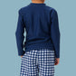 BOYS NAVY LONG SLEEVE RASH GUARD
