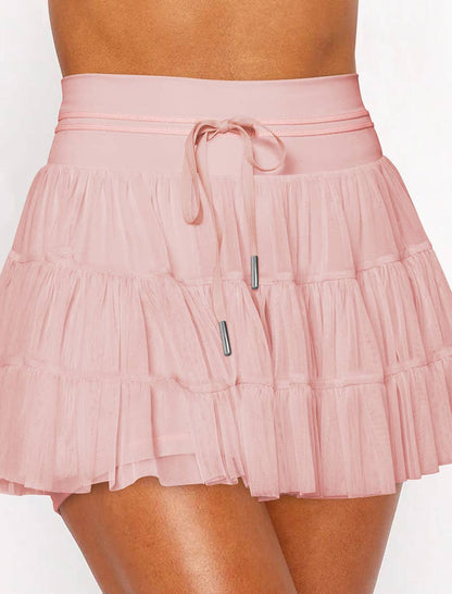 RUFFLE TENNIS SKORT