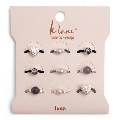 SEASHELL BEACH VIBE HAIR TIE RINGS