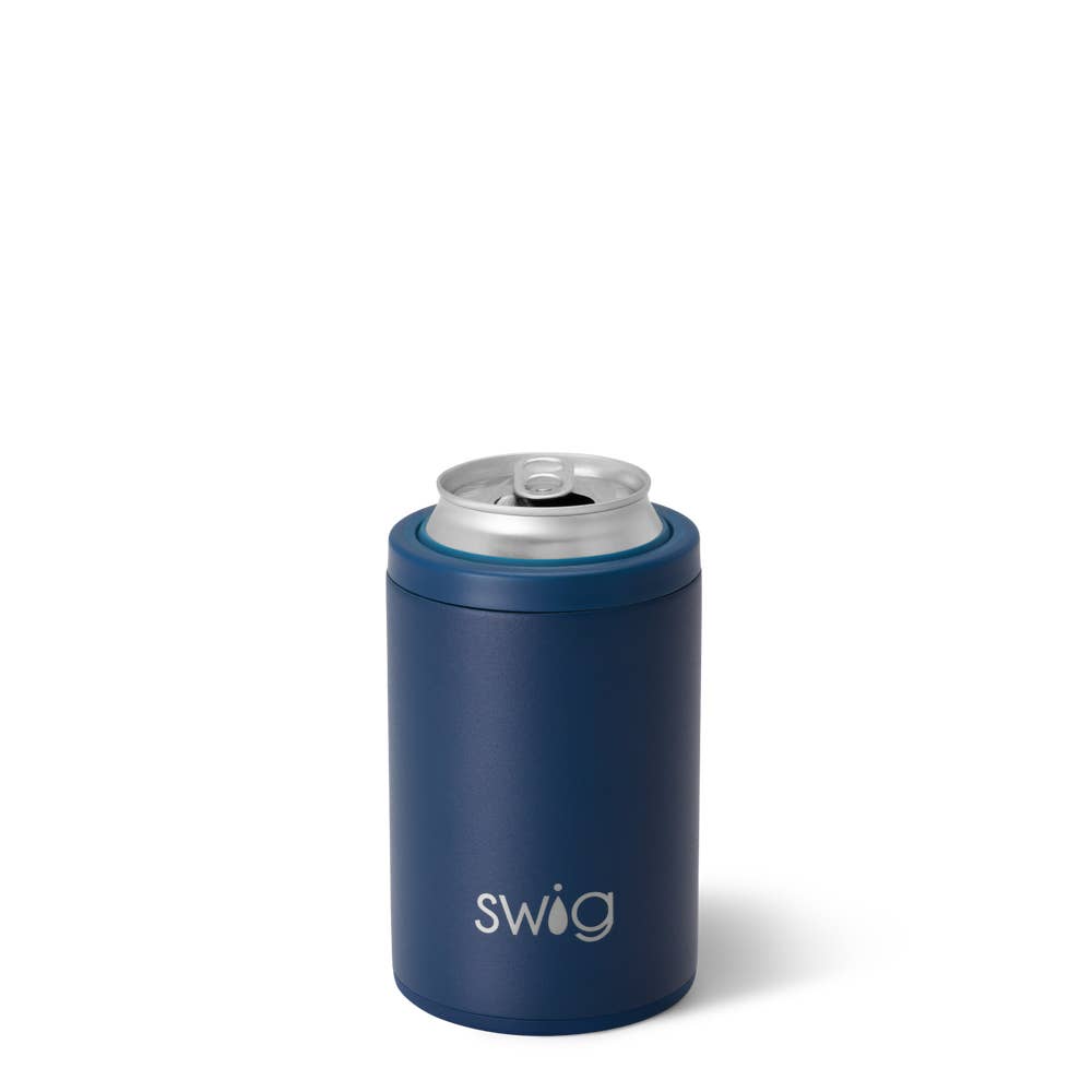 NAVY CAN + BOTTLE COOLER (12OZ)