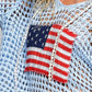 AMERICAN FLAG HOODIE SWEATER TOP