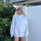 TROPICAL PALMS EMBROIDERED HOODIE