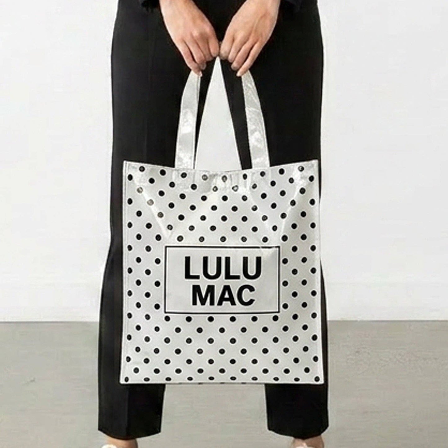 LULU MAC REUSABLE POLKA DOT TOTES