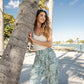 TROPICAL PRINT HAREM PANTS