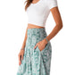 TROPICAL PRINT HAREM PANTS