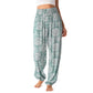 TROPICAL PRINT HAREM PANTS