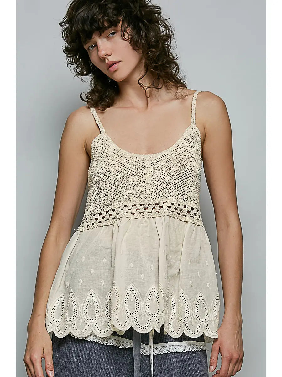 BOHO CROCHET TANK