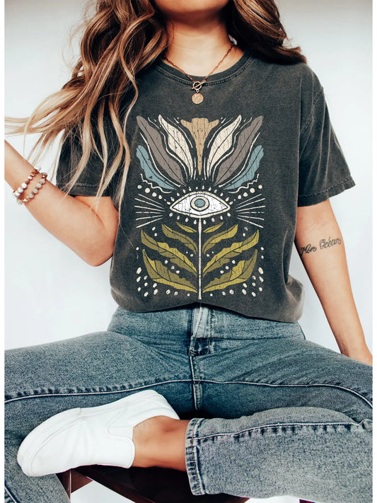 MYSTICAL FLORAL VINTAGE T-SHIRT