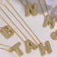 INITIAL BUBBLE BALLOON NECKLACE