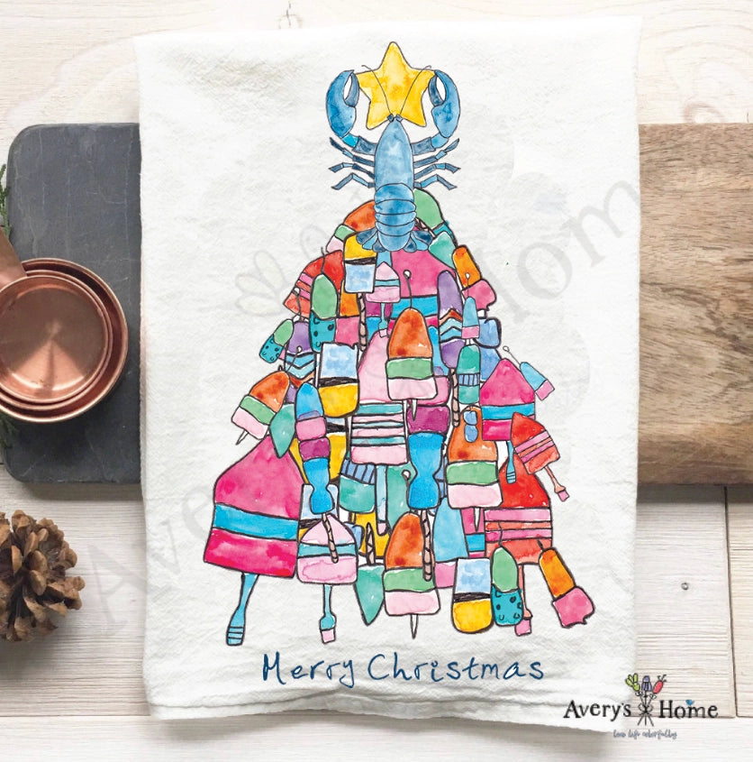 WATERCOLOR  TEA TOWELS