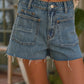 UMA HIGH RISE DENIM SHORTS