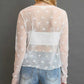 RIBBON PATTERN LACE TOP