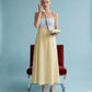 CANDY SEERSUCKER STRIPE MIDI DRESS