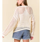 NORMA OPEN WEAVE CARDIGAN