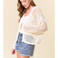 NORMA OPEN WEAVE CARDIGAN
