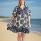 EVELYN BOHO BREEZE PRINTED DRESS