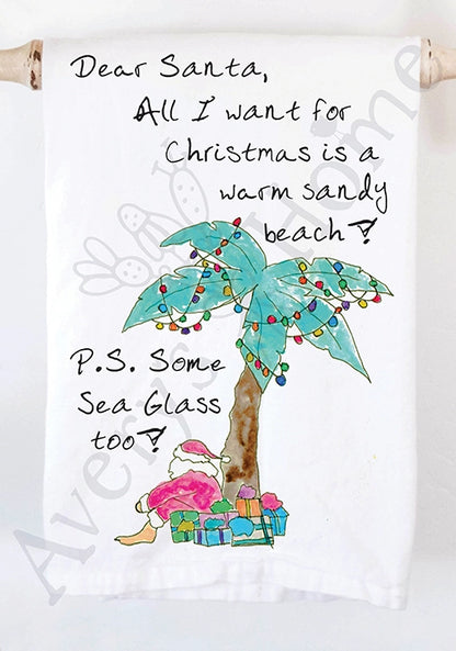 WATERCOLOR  TEA TOWELS