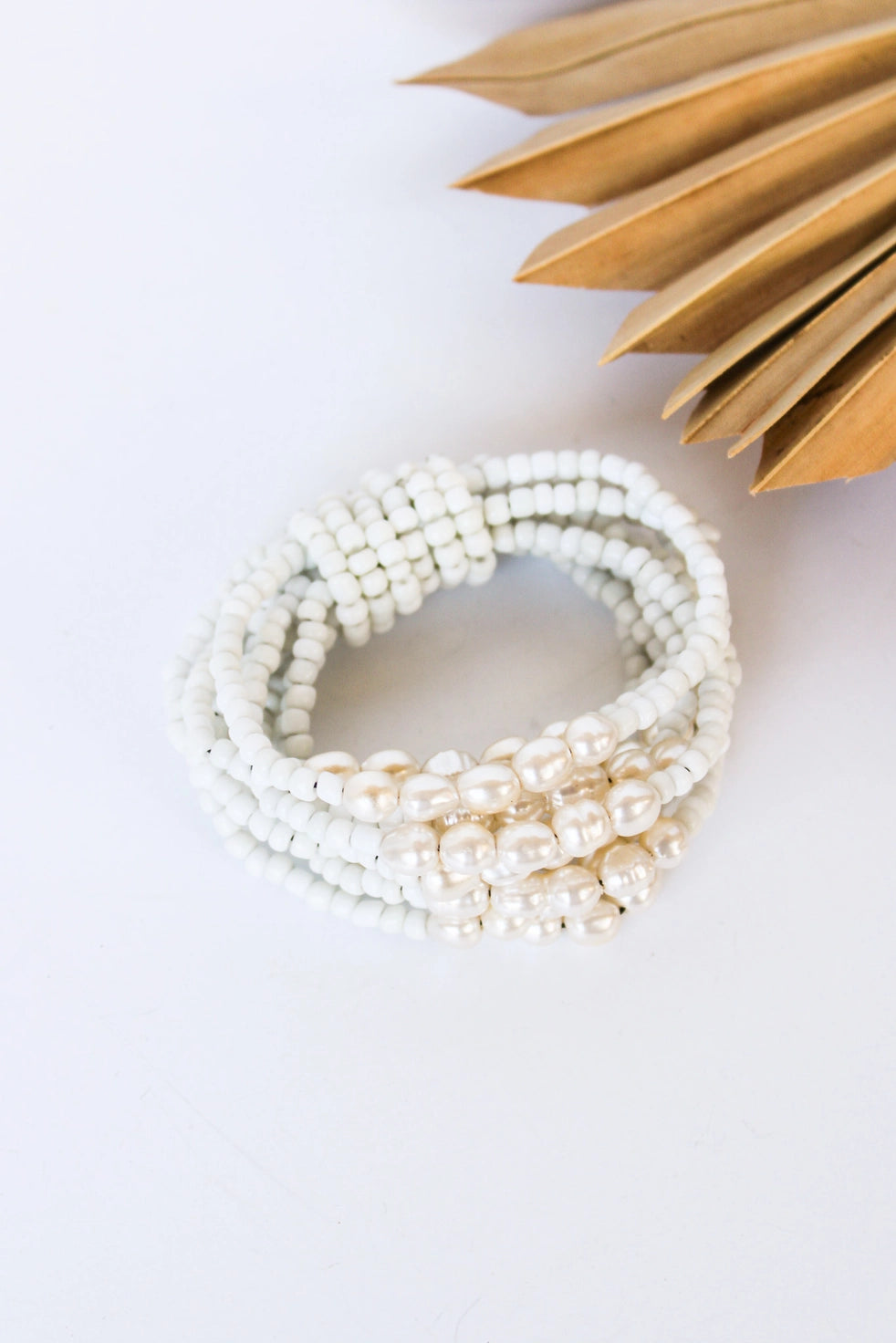 DESERT PEARL STRETCH BRACELET