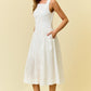 GINGER CONTRAST STITCH DRESS