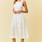 GINGER CONTRAST STITCH DRESS