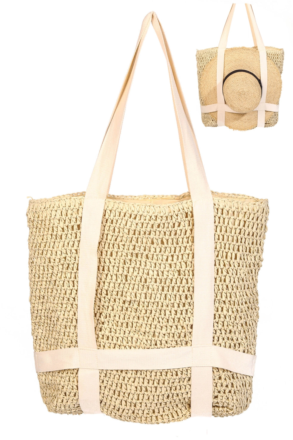 SUN HAT CARRIER TOTE BAGS