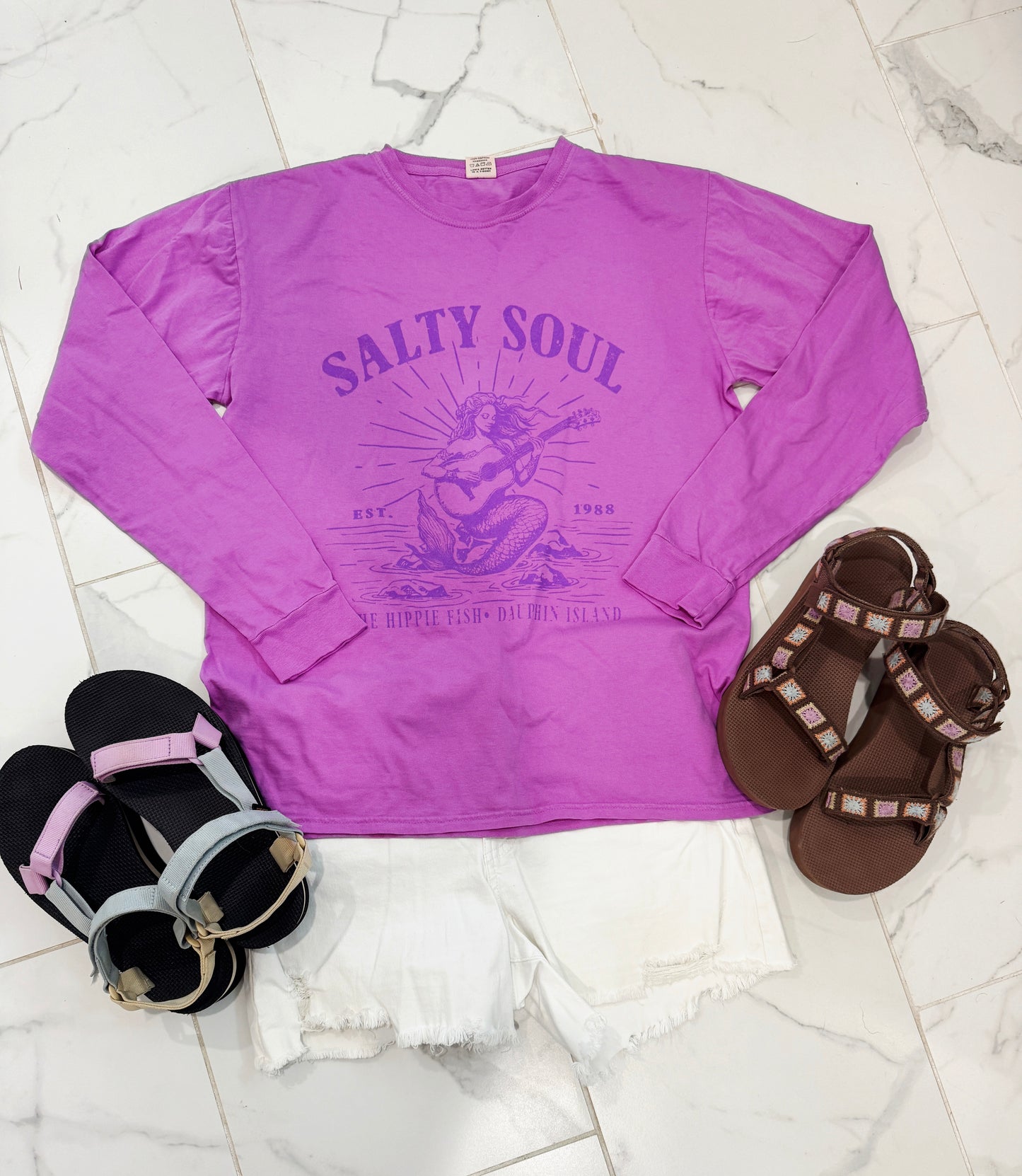 SALTY SOUL AIBILEEN MERMAID LS T-SHIRT