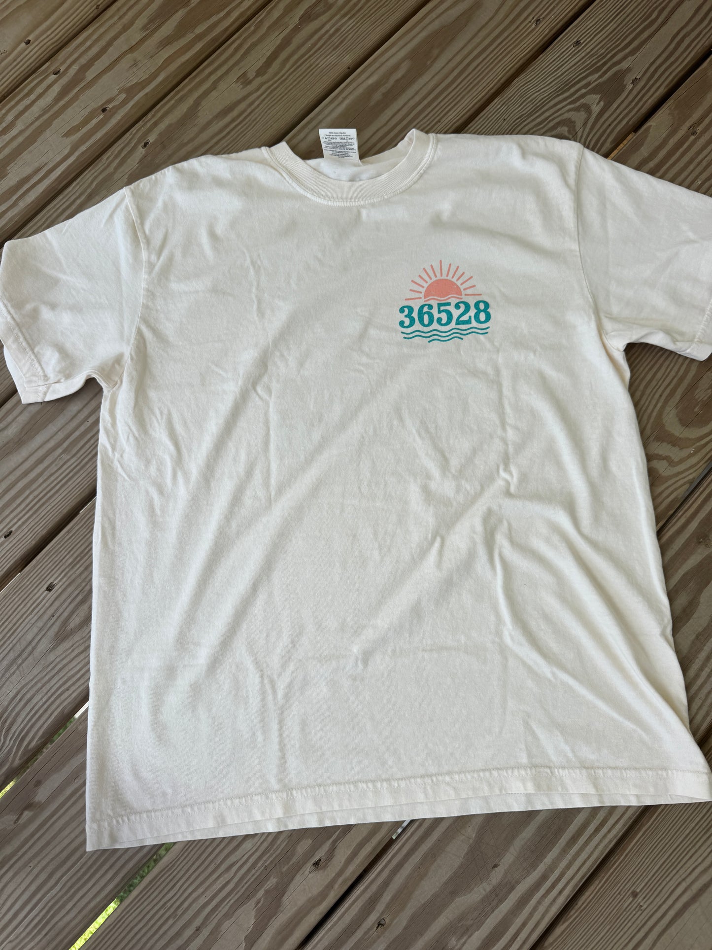 SUNSET ZIP CODE SS T-SHIRT