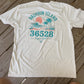 SUNSET ZIP CODE SS T-SHIRT