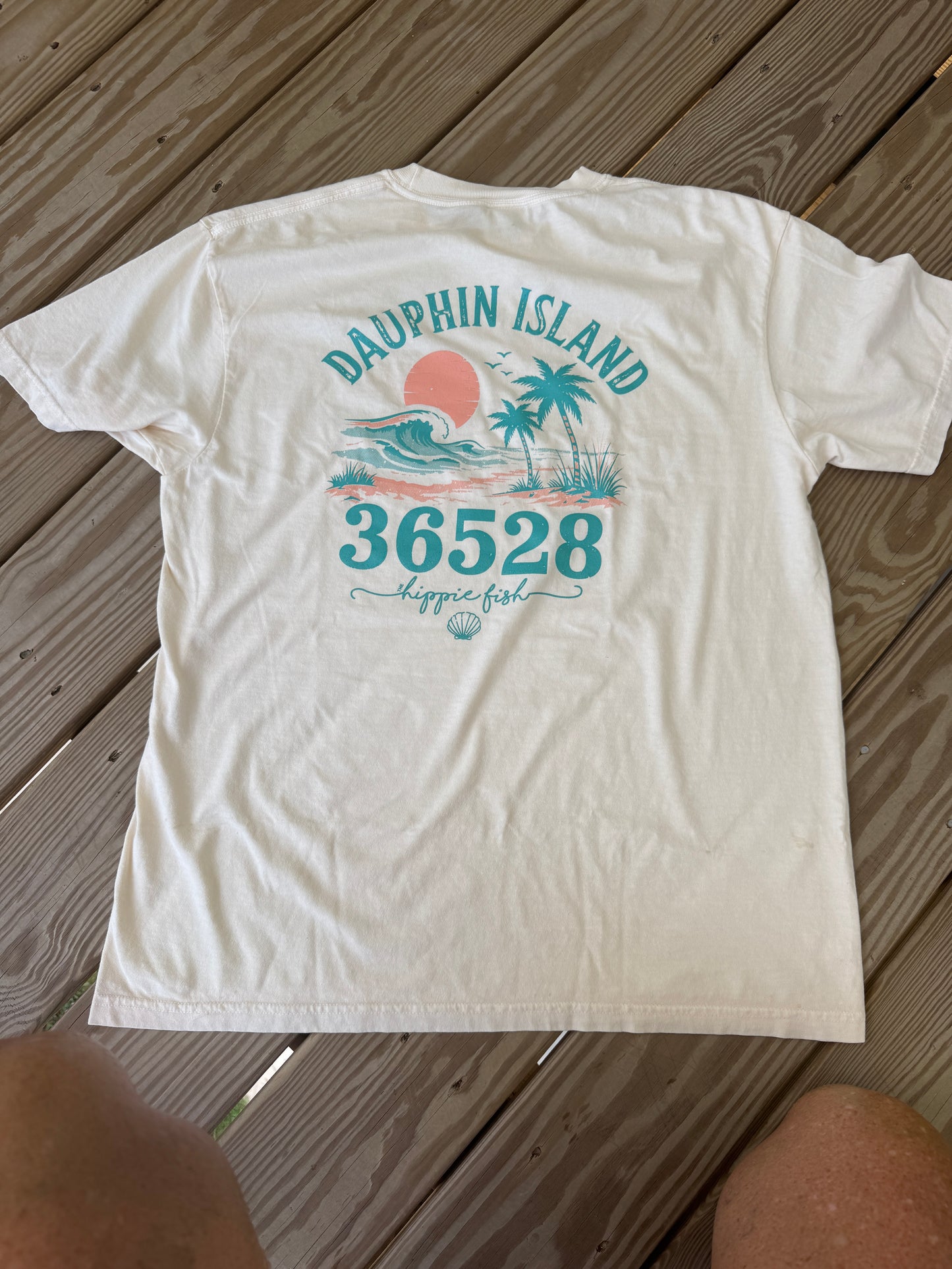 SUNSET ZIP CODE SS T-SHIRT