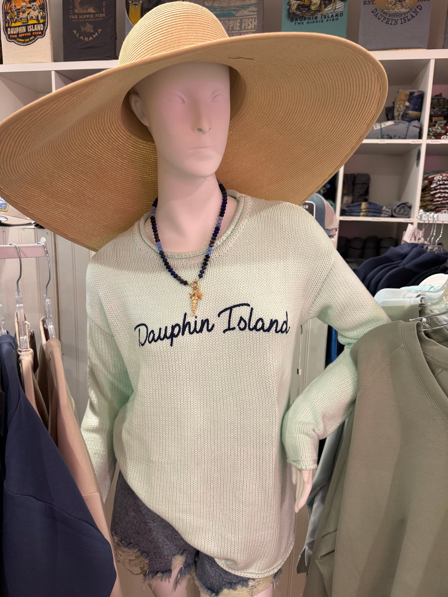 SKIPPER KNIT SWEATER